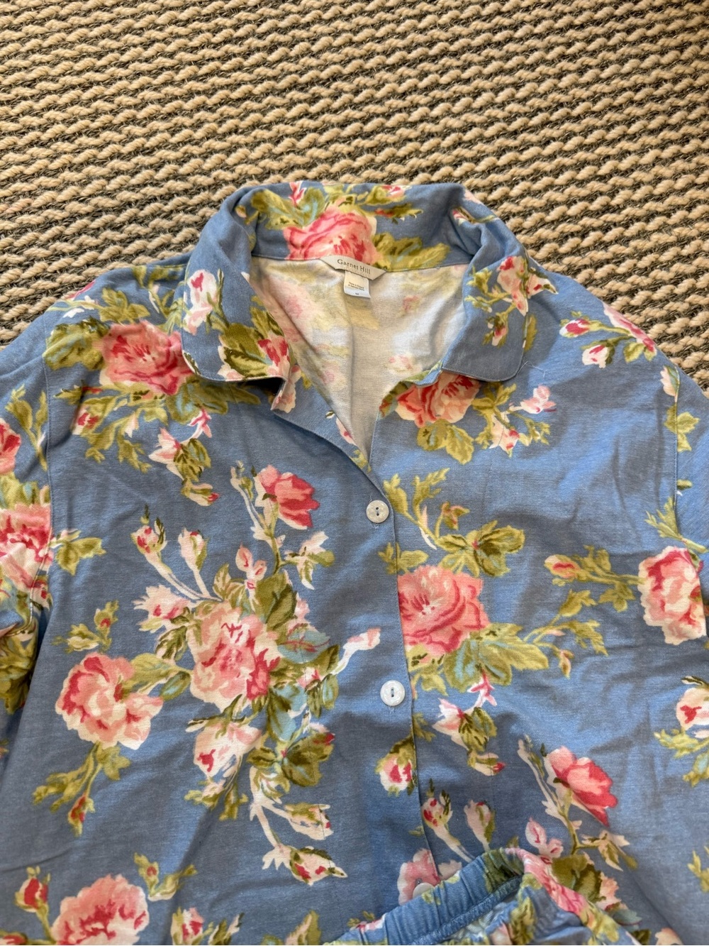 Garnet Hill flannel pajama set - Picture 2 of 3